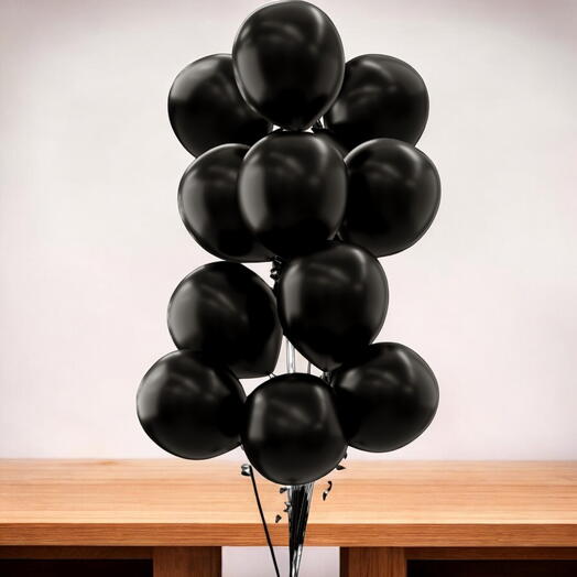 11 helium balloons