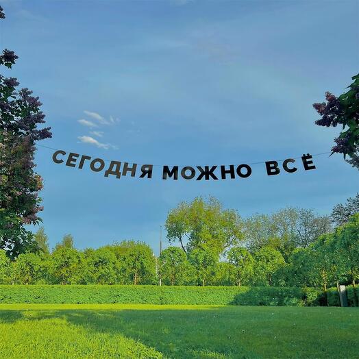 Гирлянда бумажная (разные дизайны)