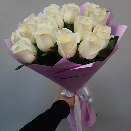 Белые розочки