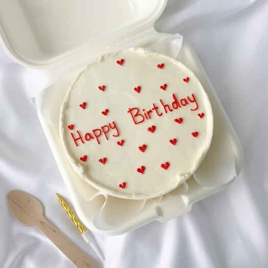 Bento pastel de cumpleaños como regalo