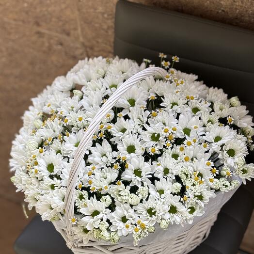 Корзина с ромашками🌷
