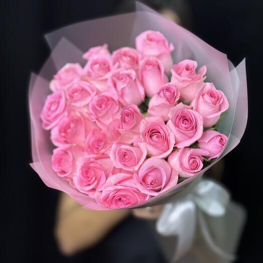 Розы розовые 25