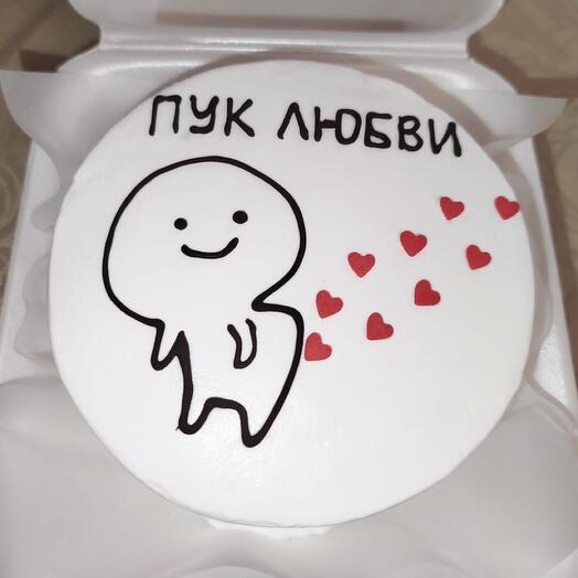 Бенто торт пук любви