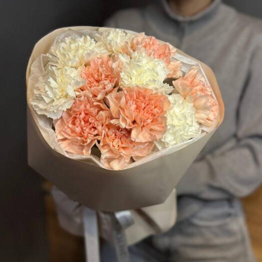 Букет из 11 пушистых диантусов