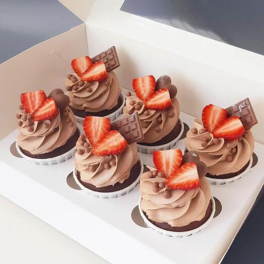 Капкейки с клубникой 🍓