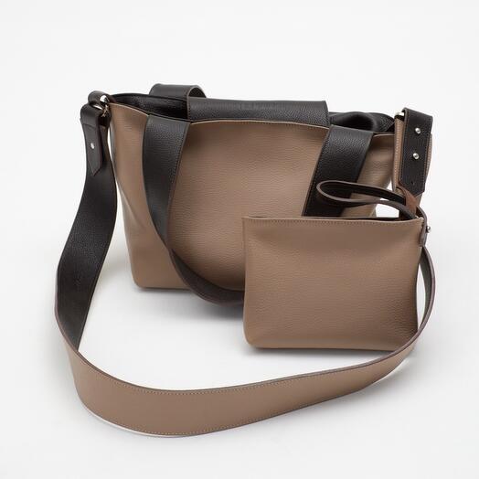 Двухсторонняя Сумка Cappuccino and Dark день рождение/Новый год/8 марта/День учителя/14 февраля. Маме/ подруге, девушке