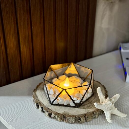 Флорариум-подсвечник