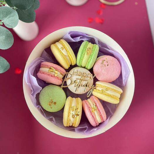 Набор макаронс Happy Birthday