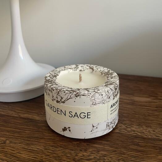 Свеча-шайба «GARDEN SAGE» золото