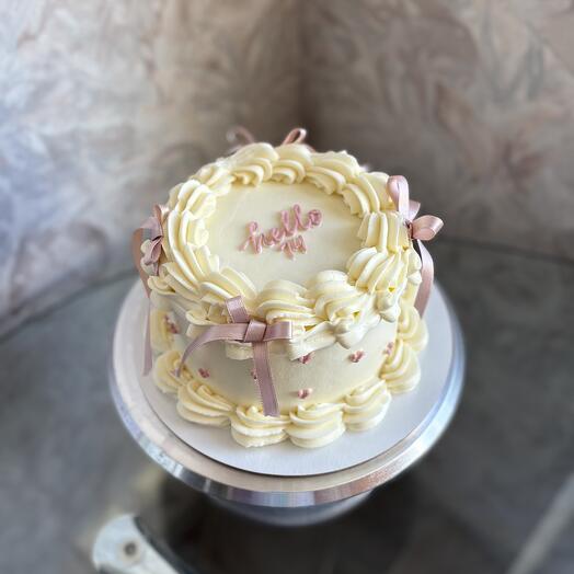 Торт на день рождения в стиле Ламбет