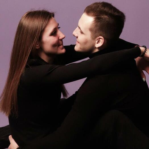 Подарочный сертификат на фотосессию для двоих | Студия без фотографа