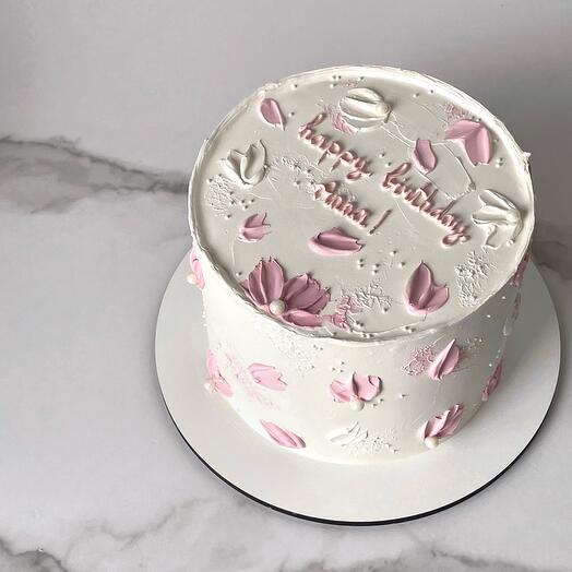 Торт «Happy birthday, Anna»