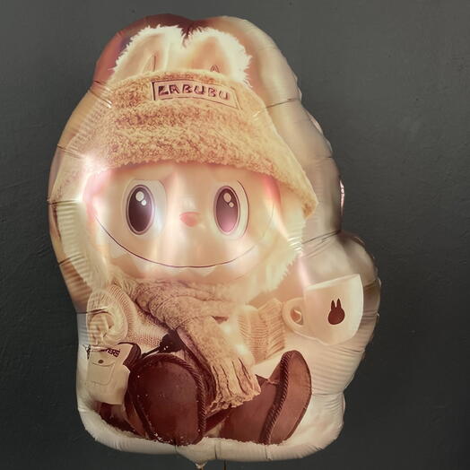 Фольгированный шар монстрик натуральный
