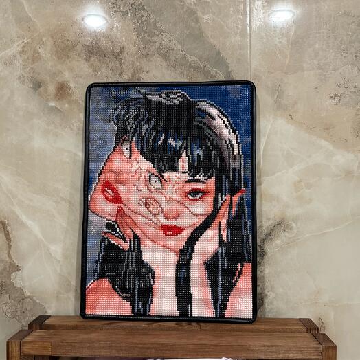 Девушка абстракция