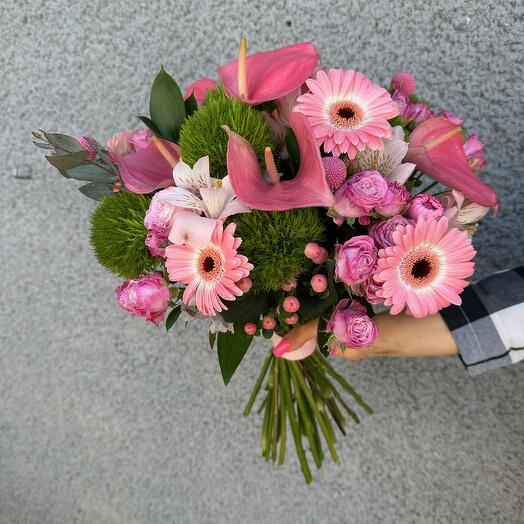 Bouquet "Raspberry Smile"