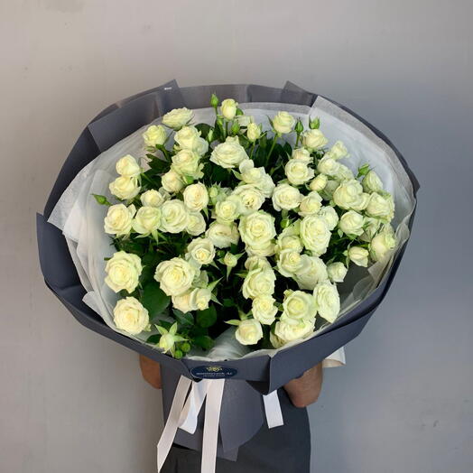 Букет 338 🤍 «Белый штиль» 🌫️