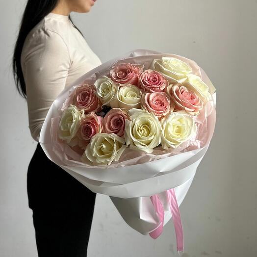 Букет "15 роз микс"