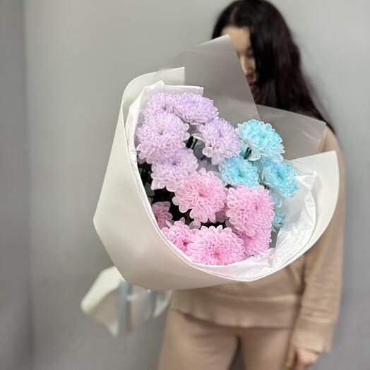 Ажурные милые хризантемы