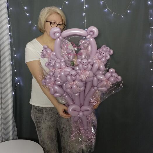 Букет из мишек