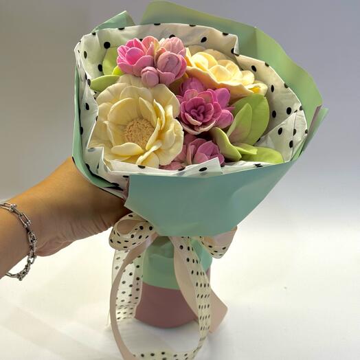 Букет в руку вкусный аромат