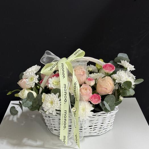 Корзина с цветами-4
