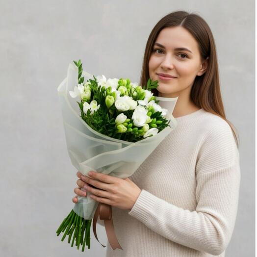 Fresias blancas