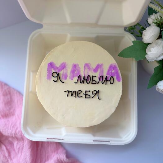 Бенто торт для мамы / День матери / маме на день рождения /