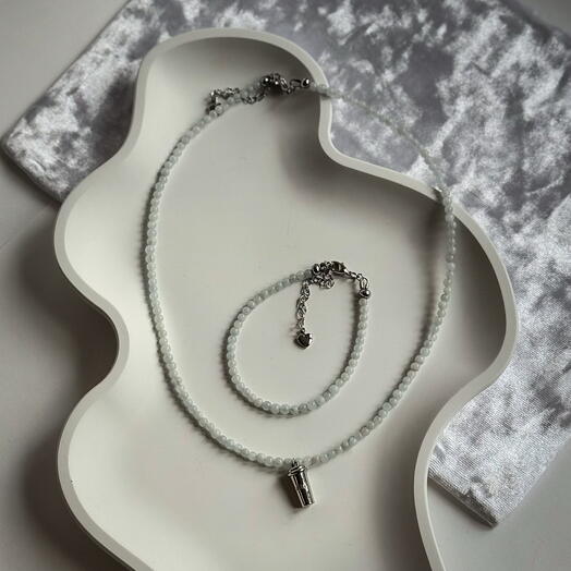 Кофе и аквамарин