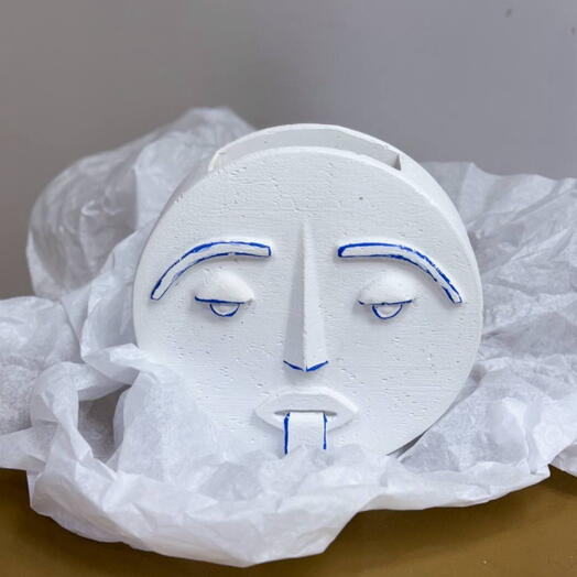 Ваза-органайзер гипсовая «Вали»