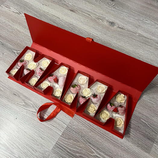 Бокс маме с розами