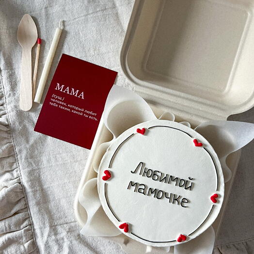 Бенто торт маме | День матери | любимой мамочке