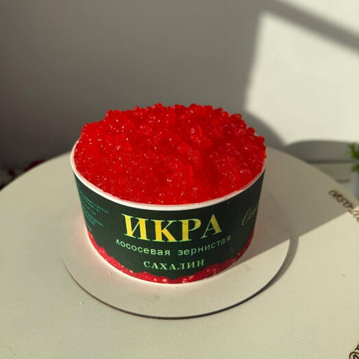 Необычный бенто в форме баночки икры