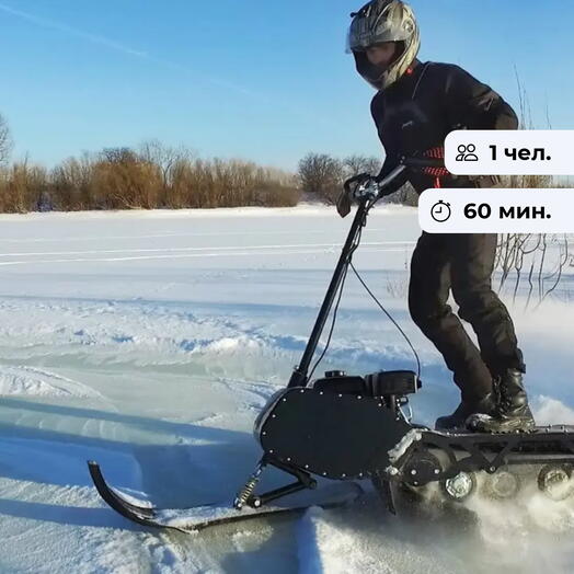 Хозяин дорог.  Прогулка на мотосноуборде по лесу в с. Максимовщина