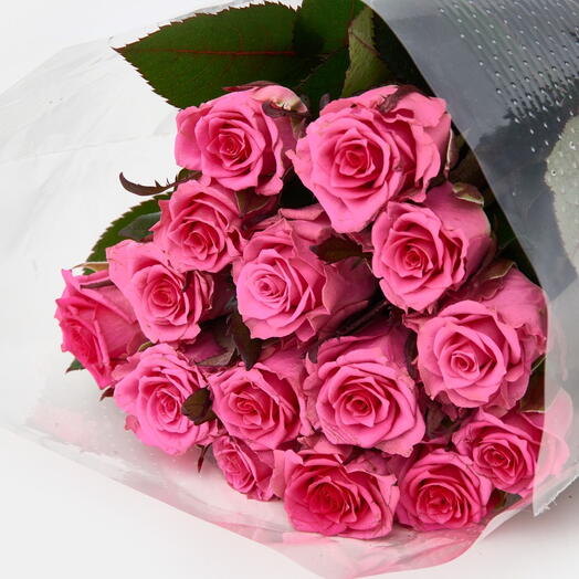 Пачка роз (15 штук) Абигейл, 60 см