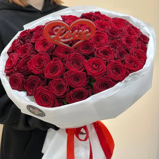 Букет из красных роз