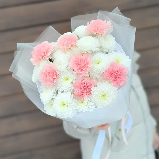 💕 Нежные диантусы и хризантемы