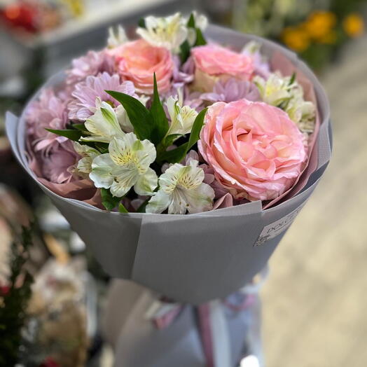 Bukiet  rozowo- biały 💓