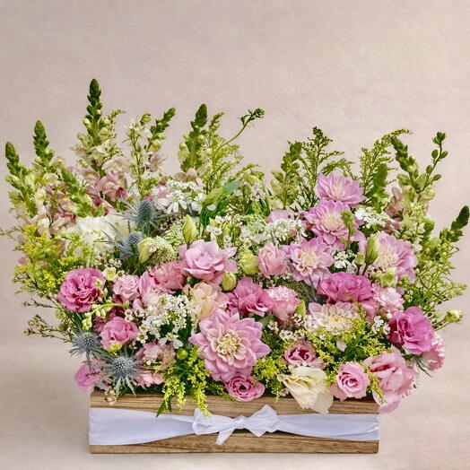 Pink Dahlia Arrangement