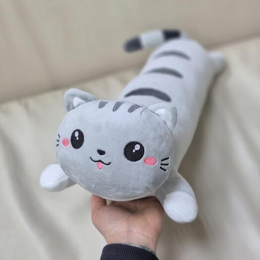 Котик батон серый