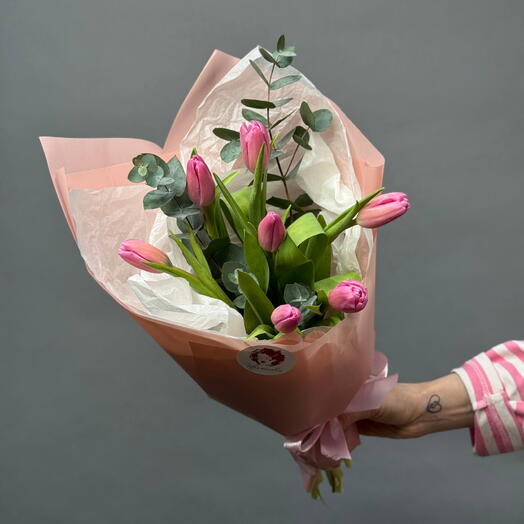Монобукет тюльпанов