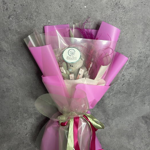 Розовый букет