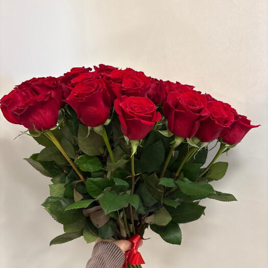 Алые розы 🌹 35шт