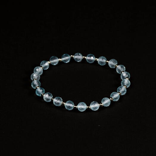 Браслет Ваниль Топаз 14K 21 см (BRA1158)