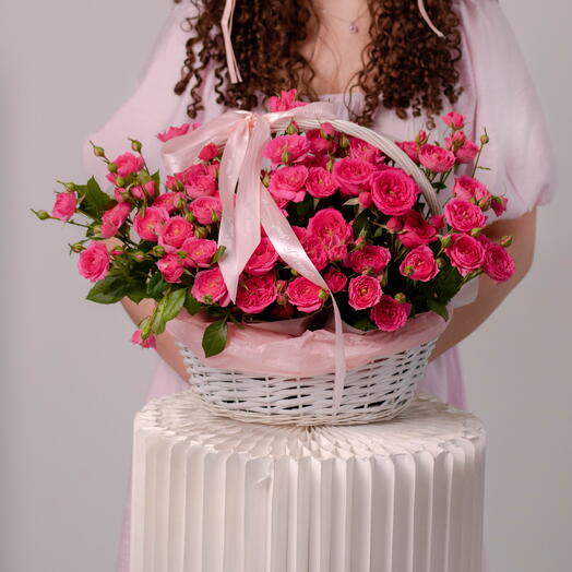 🧺🌸 Композиция 194 «Розовое признание» 🌸🧺