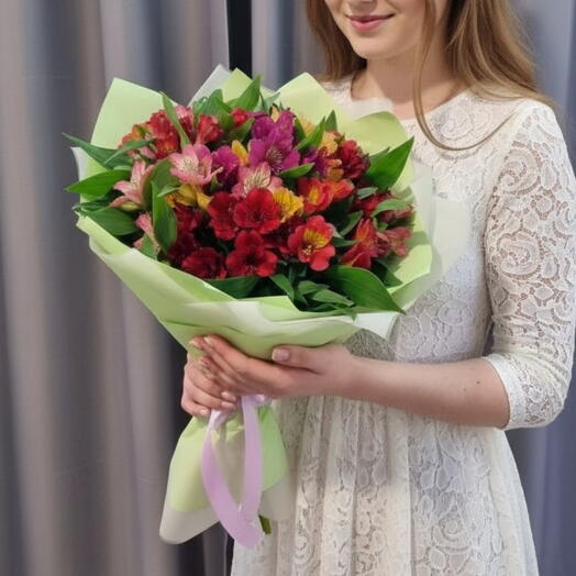 Букет 💐 Шикарные альстромерии