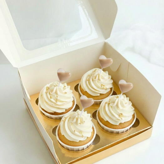 Cupcakes с Baileys, 4 штуки