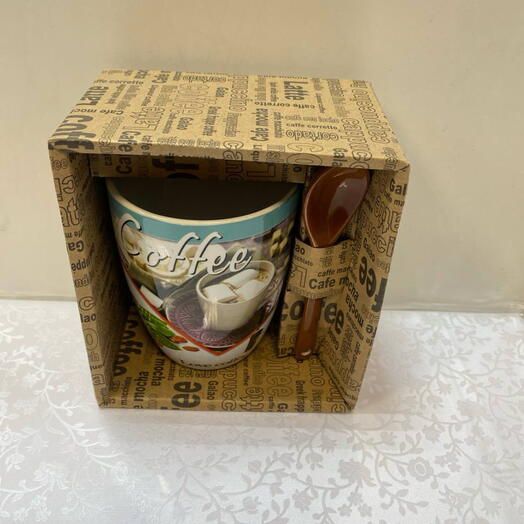 Taza con cuchara