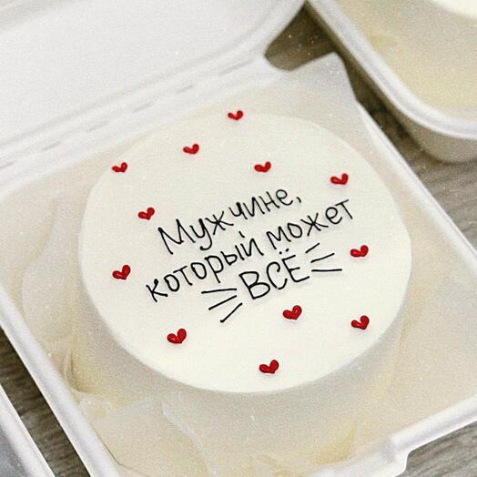 Бенто торт мужчине который может всё