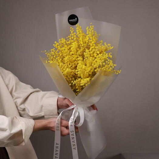 Монобукет из ароматной мимозы