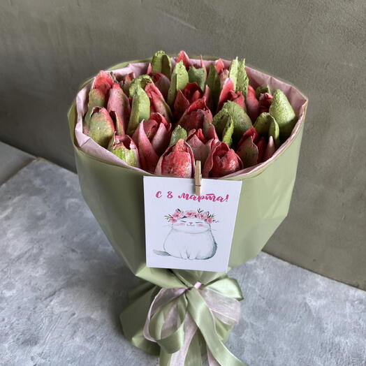 Букет зефирных тюльпанов 🌷